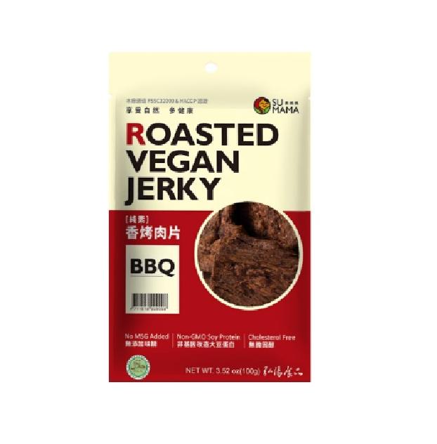 SU MAMA - ROASTED VEGAN JERKY BAR-B-Q FLAVOUR